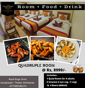 Quadruple Room for 4 Adults (NPR 8999-)