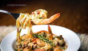 Shrimp scampi and its recipe